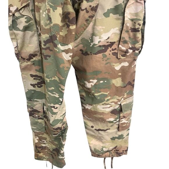 Military Issued Camouflage 6 Pocket Utility Cargo Pant Sz M - Picture 4 of 8